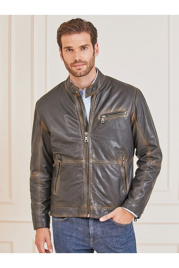 Marciano guess leather jacket store
