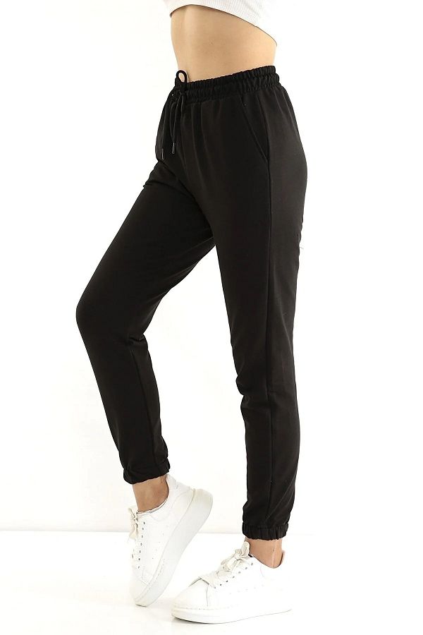 manolyabutik Women s Drawstring Legs Elastic Waist 2 Thread Seasonal Thin Sweatpants Trendyol