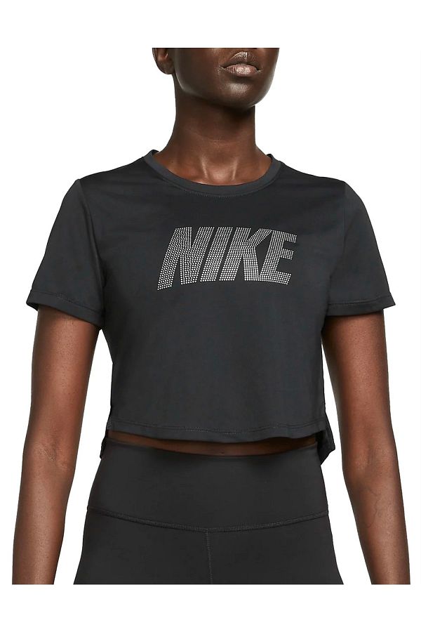 Nike Dri fit One Standard Fit Graphic Short sleeve Women s T Shirt Trendyol