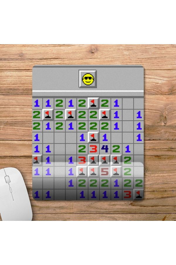 Pixxa-ميدان المناجم - لوحة ماوس يدعم المعصم من Minesweeper موديل - 1 1