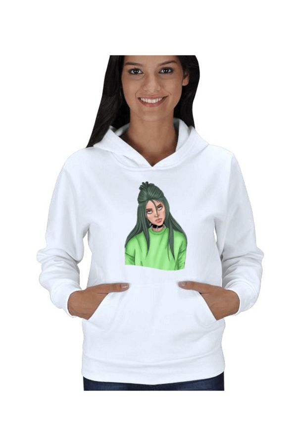White billie eilish hoodie on sale
