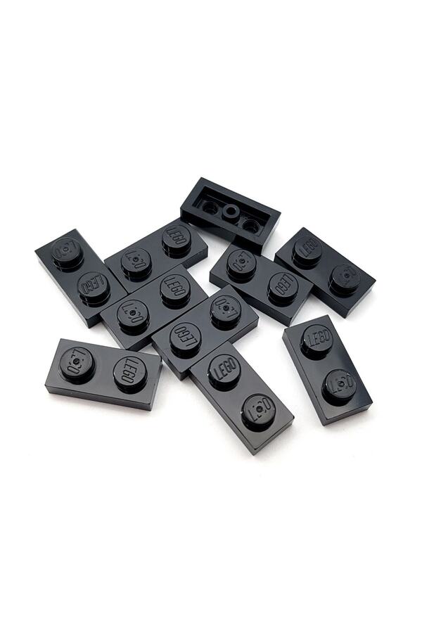 LEGO Moc Custom Aksesuar Creator Plate Düz Tuğla Siyah 8 Adet Gönderilecek