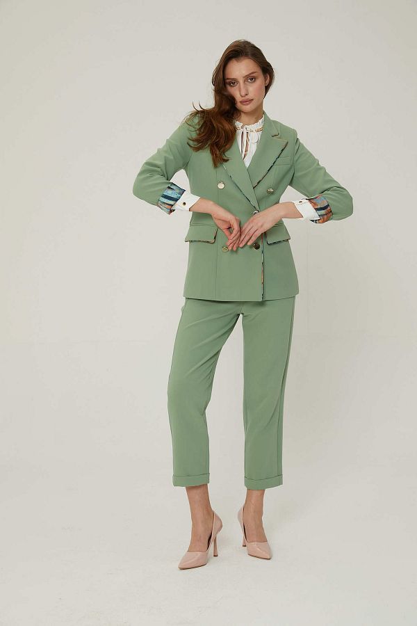 METANİA-Blazer Jacket and Buttoned Suit Set 1