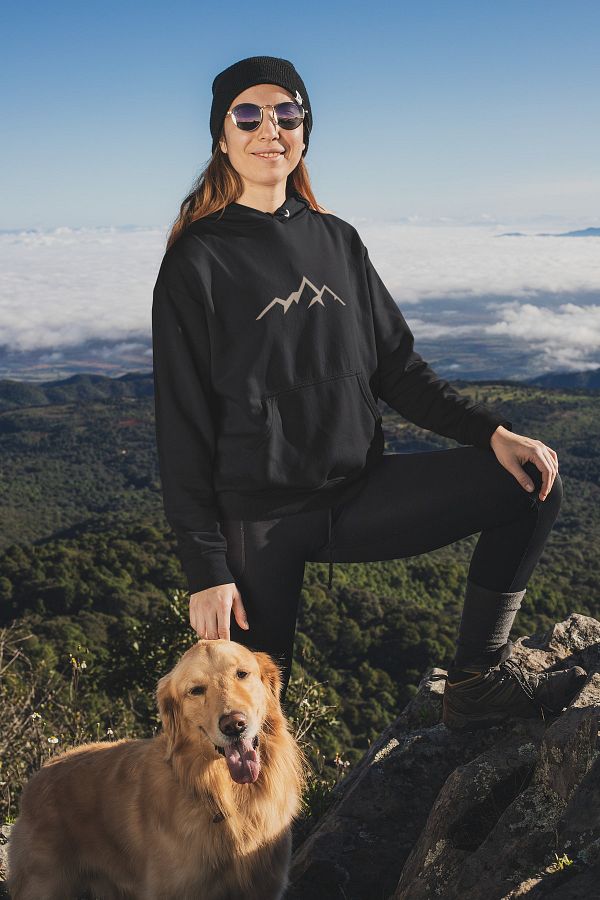 Mountain design hoodie deals