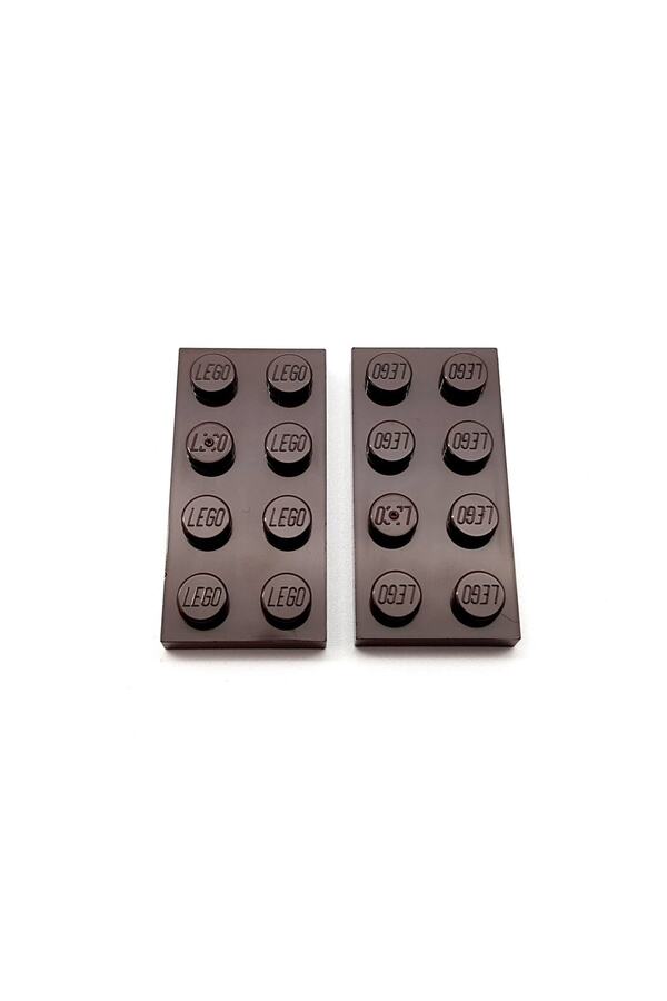 LEGO Orjinal Moc Custom Aksesuar Creator Plate 2 X 4 Düz Tuğla Koyu Kahverengi 4 Adet Gönderilecek