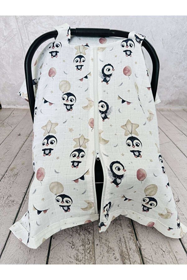 JUNİPERUS Lama Müslin Puset Örtüsü Fermuarlı