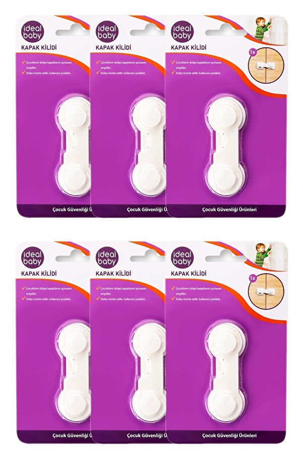 İdeal Baby 6 Paket Kapak Kilidi