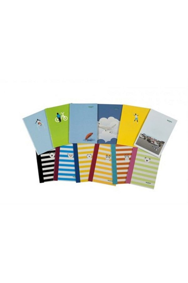 Mopak-A5 40 Sheets 3 Pieces Lined 2 Pieces Checked Notebook 1