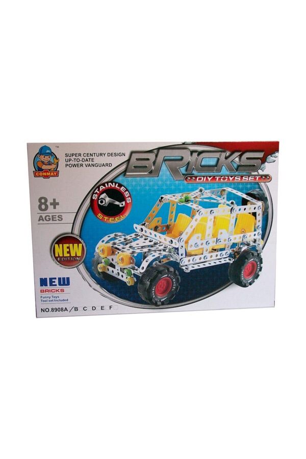 CC Oyuncak Toy Lego Metal Puzzle Car Educational Developer Lego Toy Puzzle Car Model Metal Lego Trendyol
