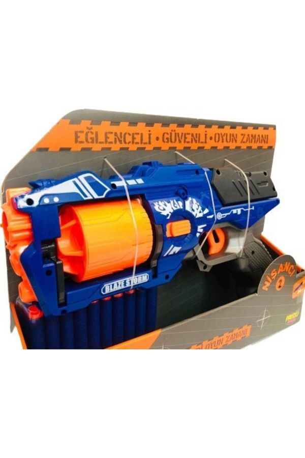 Prestij Oyuncak Nerf Soft Bullet Shooting Gun with 20 Bullets