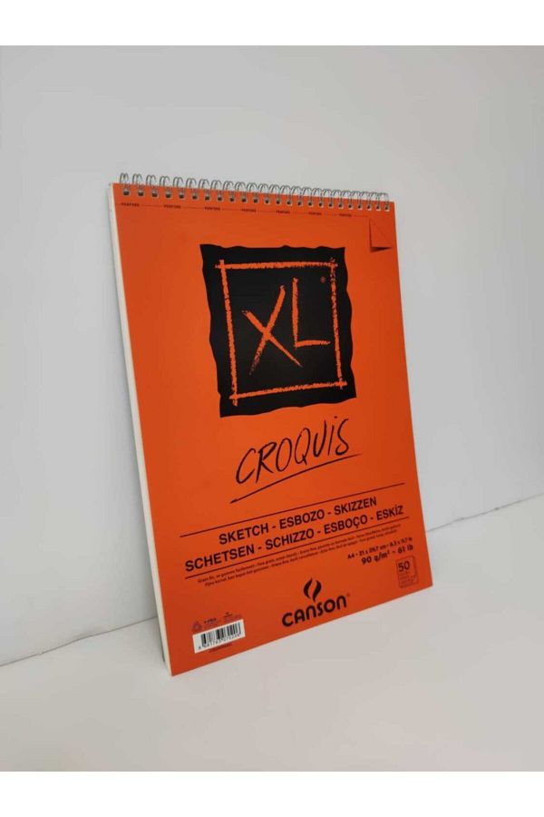 Canson-Xl Croquis Sketch Sketch Notebook A4 21x29,7cm 90gr 50 Sheets 1