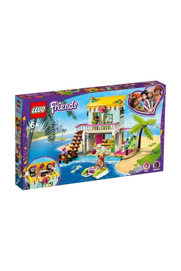 LEGO Friends Beach House 41428 Andrea and Mia Comes with Mini Dolls and Full of Great Summer House Set