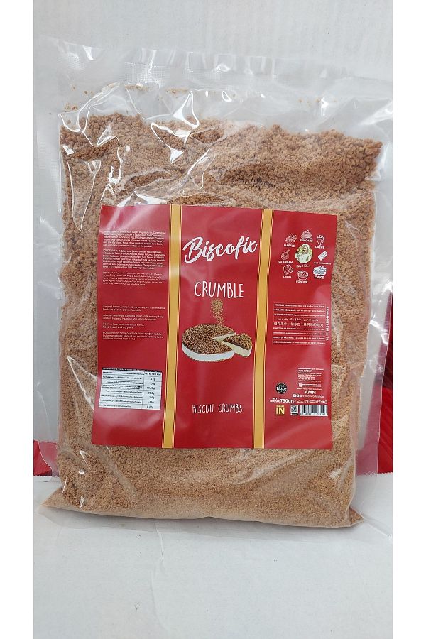 Chocoworld-Biskofix Crumble 750Gr - Biscuit Cracks 1