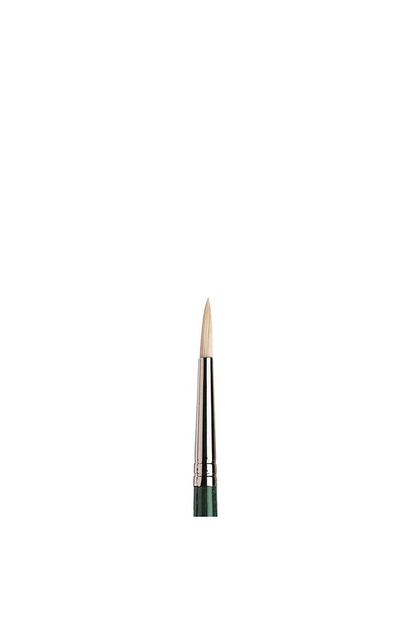 Winsor Newton-Winsor & Newton Winton Long Handle Round Brush with Hard Bristles No:3 1