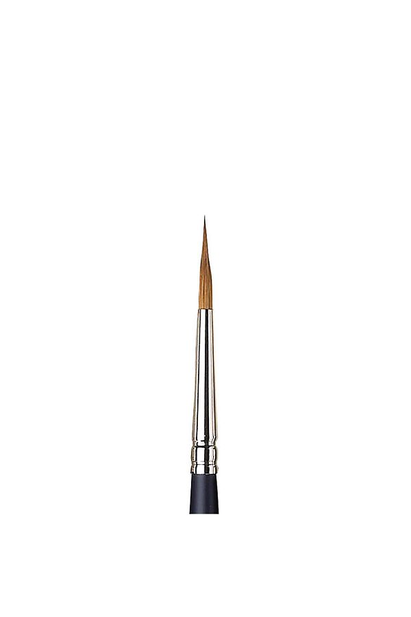 Winsor Newton-Winsor & Newton Professional Kolinsky Short Handle Sable Pointed Tip Brush No:4 1