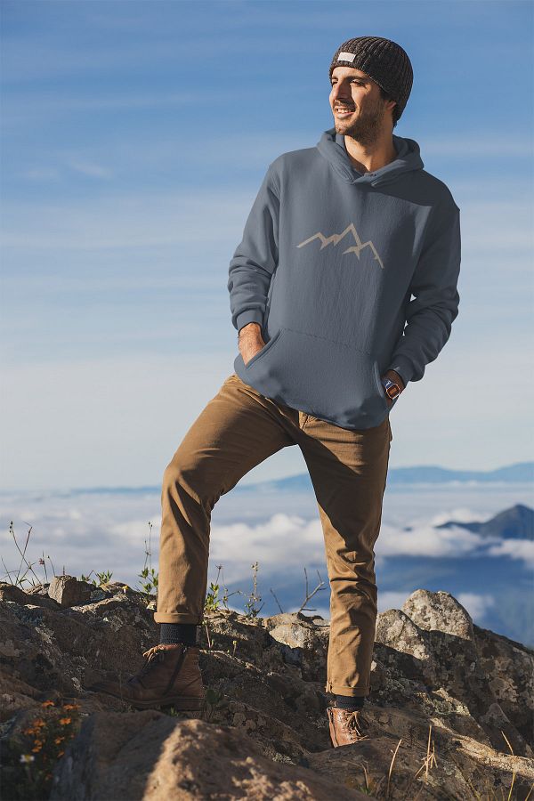 Mountain design hoodie new arrivals