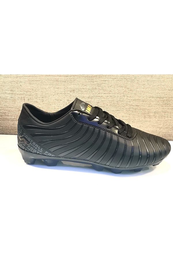 Jump-28367 Herren-Kunstrasen-Fußballschuhe Schwarz 1