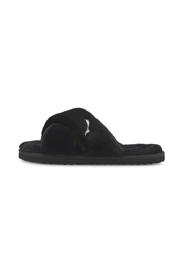 Puma fluffy slides grey cheap