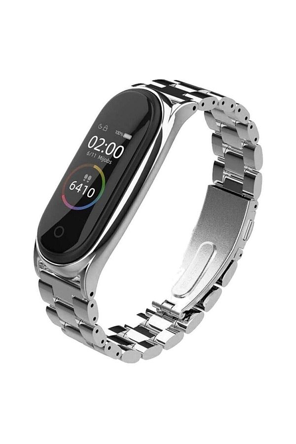 Mi band 3 stainless steel strap online