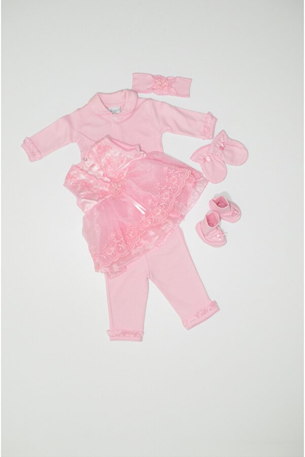 Baby Slon Kids Clup Mevsimlik Tül Jileli Kız Takım