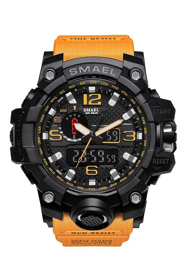 Smael watch orange clearance