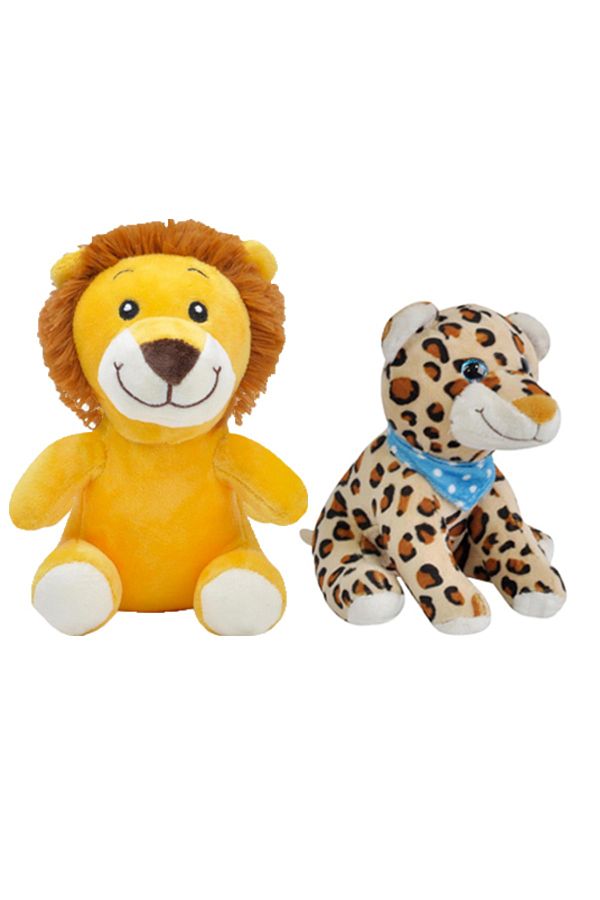 SELAY TOYS-Lion and Tiger Concept Plush Toy - Favorite Friend Safari 1