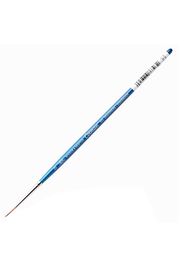 Winsor Newton-Winsor & Newton Cotman Series 222 Short Handle Synthetic Design/Detail Brush No:0 1