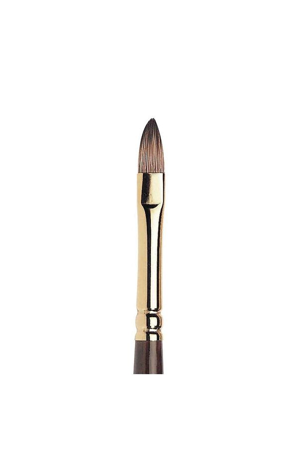 Winsor Newton-Winsor & Newton Monarch Long Handle Synthetic Brush with Short Cat No:6 1