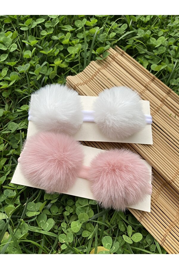 Fns butik Kız Bebek 2li Peluş Bant