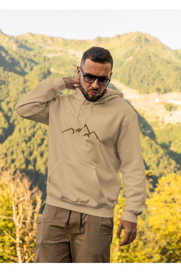 xtreme turkey We Are Stylish Mountain Design Hoodie Trendyol
