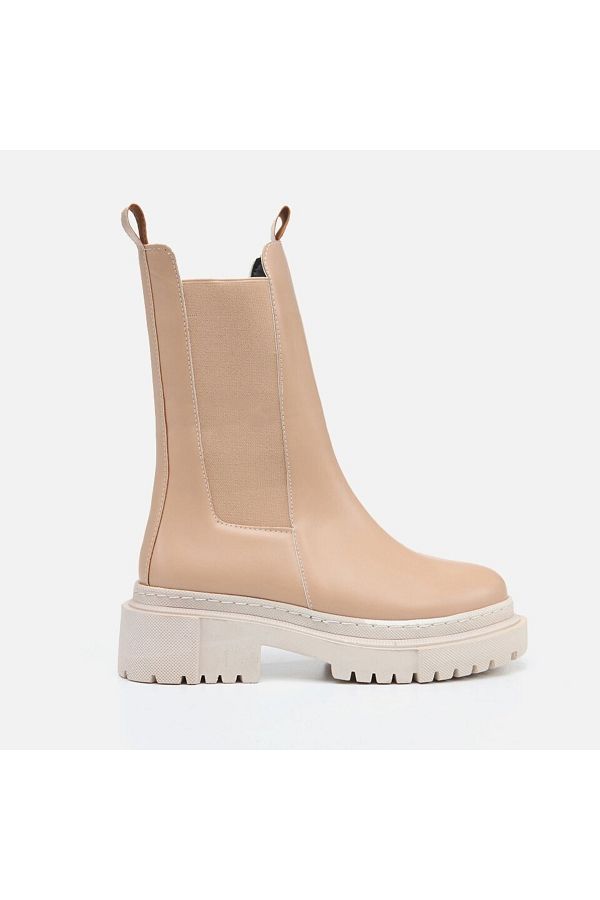 Yaya by Hotic Ankle Boots Pink Flat Trendyol