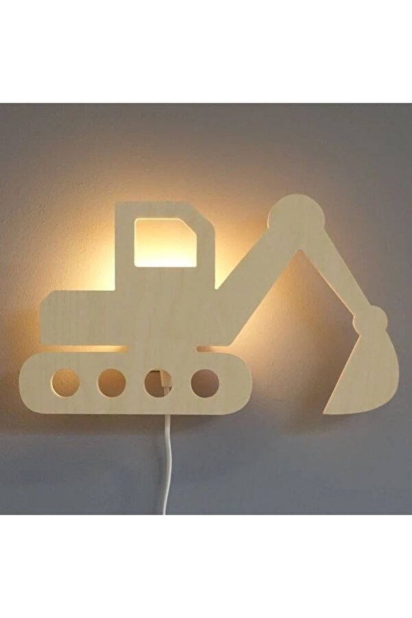 Windly Concept Kepçe Bebek Odası Çocuk Odası Dekoratif Led Aydınlatma 30 Cm