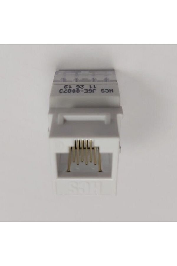 HCS-8p8c Rj-45 Utp Keystone Jack Cat 6, Lsa+ / 110 Idc T568 A/b, 180 Degree 1