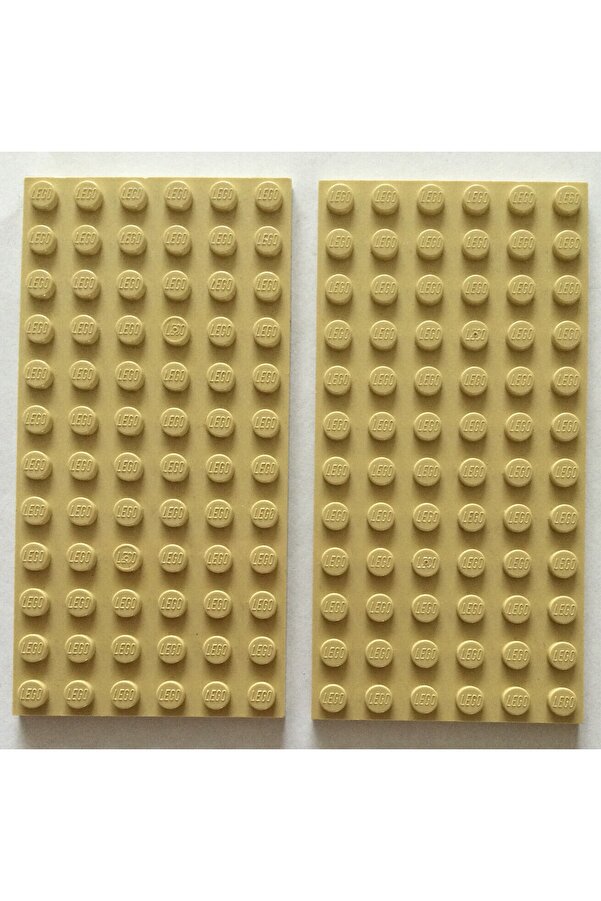 LEGO Orjinal Moc Custom Aksesuar Creator Plate 6 X 12 Düz Tuğla Taba 2 Adet Gönderilecek