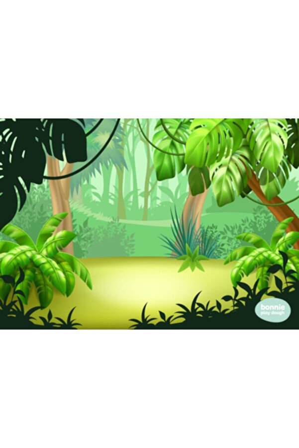 Bonimo Doğal Oyun Hamuru Safari Animals Oyun Matı