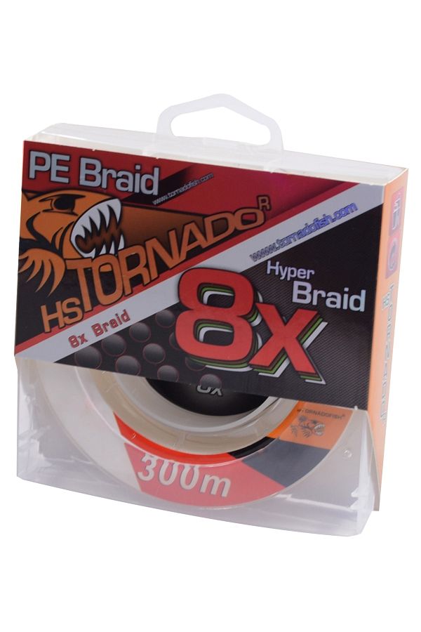 Tornado-300m 8x 0.12mm 10.8kg White Rope Line 1