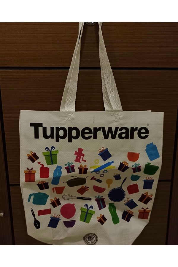Tupperware Shopping Trolley Bag White 40 x 32 Trendyol