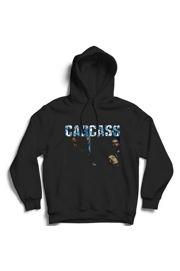 The Fame Carcass Rock Metal Hooded Unisex Sweatshirt Hoodie Trendyol