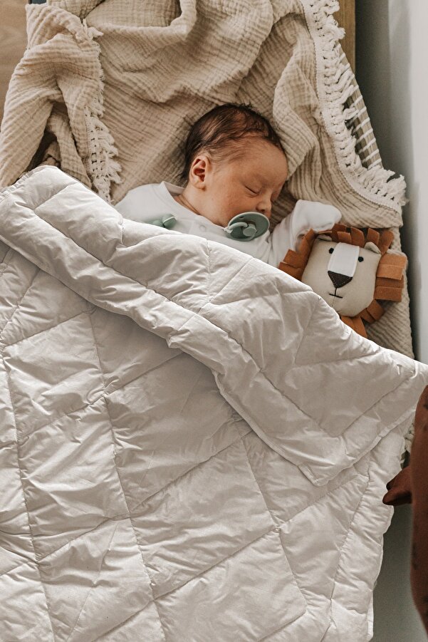 AvE HOME Doğal Pamuk Dolgulu Bebek Yorganı 100x150