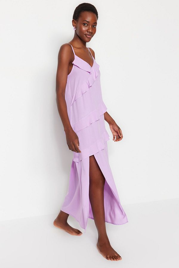 Ruffle beach dress on sale