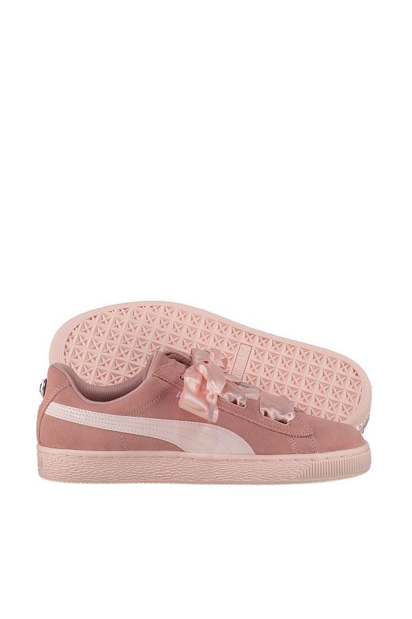 Puma suede heart beige clearance