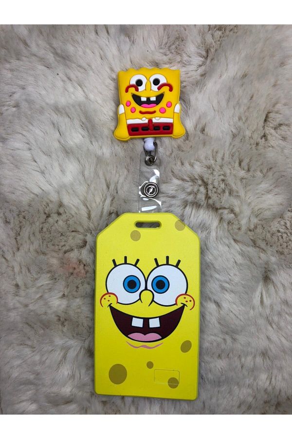 Hediyebum-SpongeBob Yoyo and Card Holder Set 1