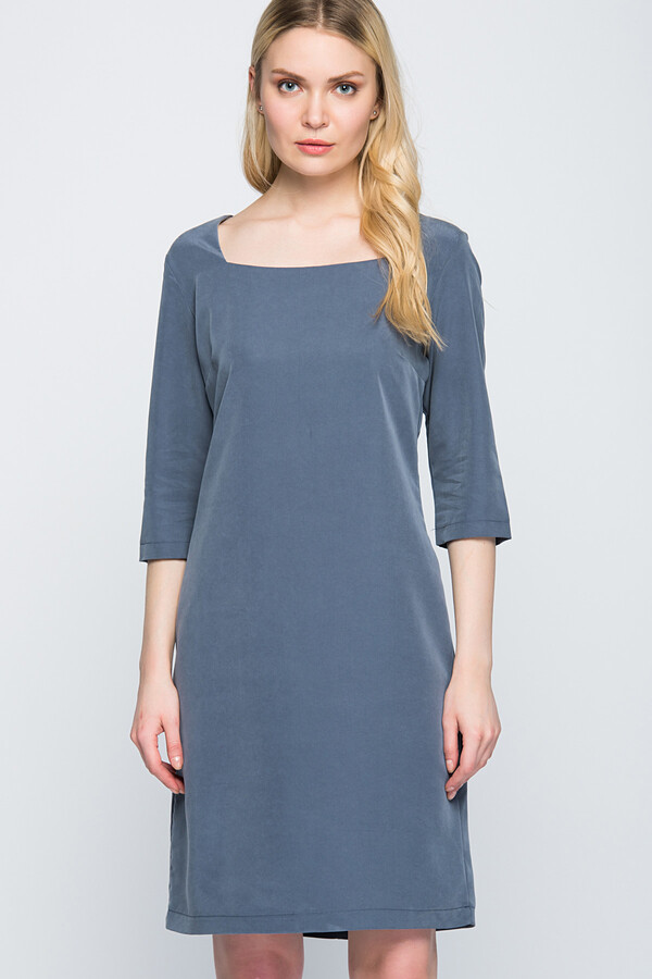 Laranor-Women's Smoked Square Collar Dress 15L4165 1