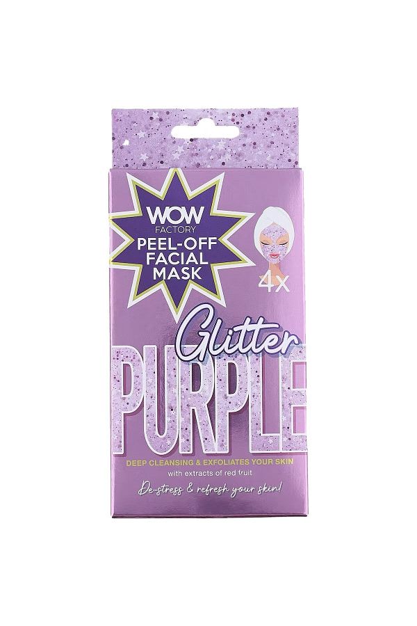 Primark Beauty-Wow Factory 4-Piece Peel-Off Purple Skin Mask 1
