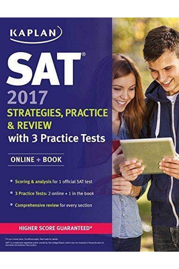 Kaplan Publishing-SAT 2017 Strategies, Practice & Review with 3 Practice Tests: Online + Book (Kaplan Test Prep) 1