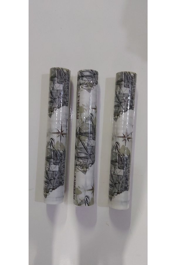 Taşkın Home-3-Piece Multi-Purpose Shelf Cover and Multi-Purpose Storage for Refrigerator, Drawer, Shoe Rack 45 X 2 Mt 1