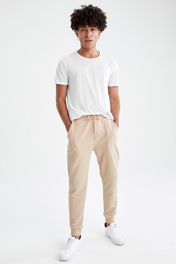DeFacto-Slim Fit Basic Jogger Sweatpants 1