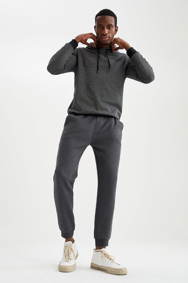 DeFacto-Slim Fit Basic Jogger Sweatpants 1