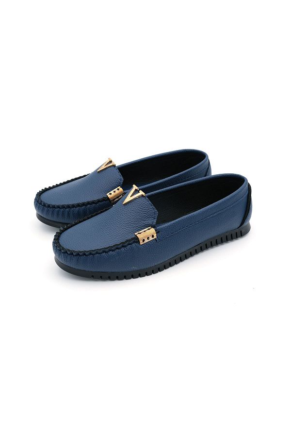 scarpa Victorian Leather Ballerina Shoes Trendyol