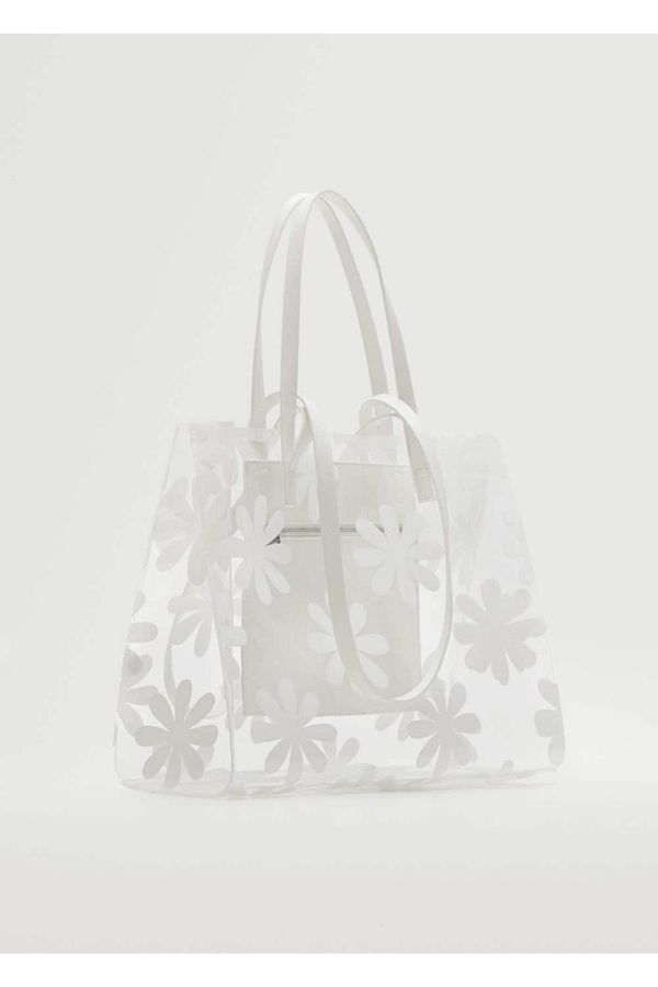 MANGO Transparent Shopper Bag Trendyol